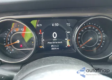 2021 Jeep Wrangler Unlimited Sahara из США, поврежденный, VIN 1C4HJXENXMW503857